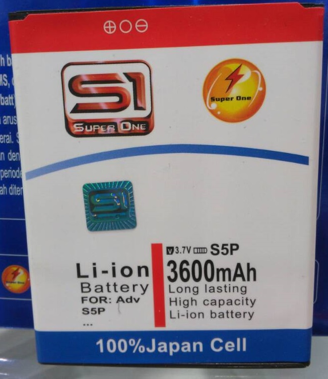 BATERAI S1 DOBEL POWER ADVAN S5P 3600 MAH